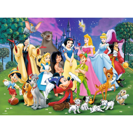 Puzzle 200p XXL - Disney - Les grands personnages