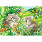 Puzzles 2x24p - Mignons koalas et panda