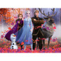 Puzzle 100p XXL - La magie de la forêt - Disney La Reine des Neiges