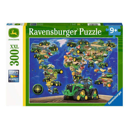 Puzzle 300p XXL - Le monde John Deere
