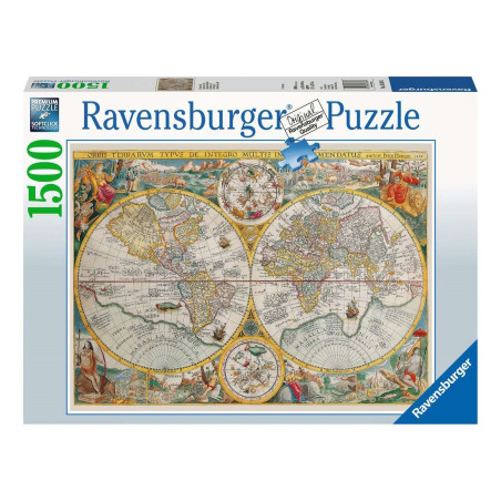 Puzzle 1500p - Mappemonde 1594