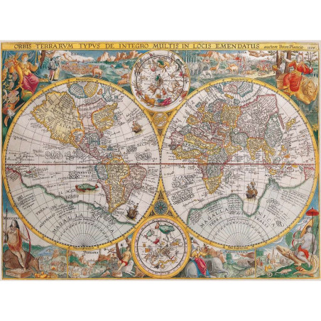 Puzzle 1500p - Mappemonde 1594