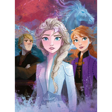 Puzzle 300p XXL - Elsa, Anna et Kristoff - Disney