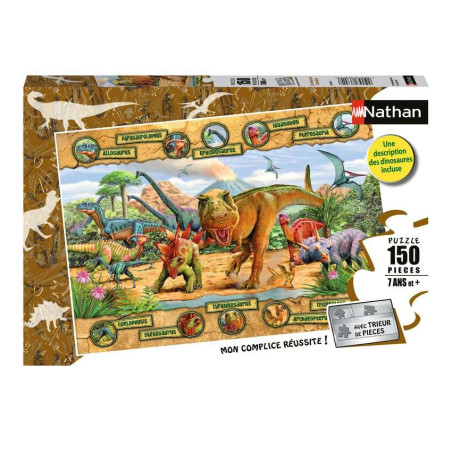 Puzzle 150p XXL - Les espèces de dinosaures