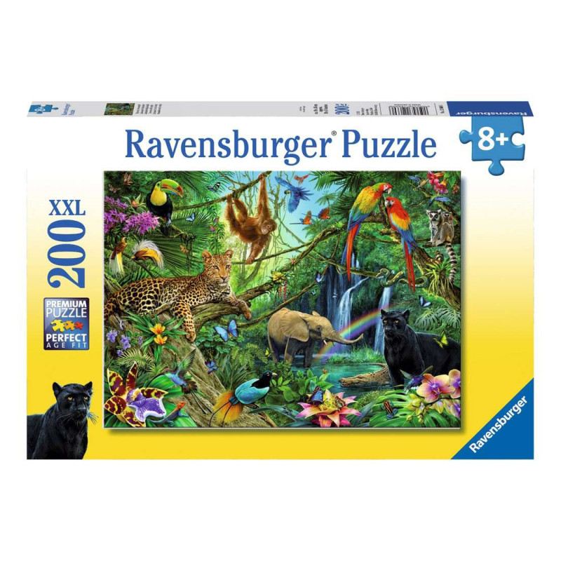 Puzzle 200p XXL - Animaux de la Jungle Puzzle 200p XXL - Animaux de la Jungle