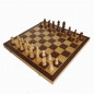 Jeu d'échecs pliable magnétique 38cm (Macajou)