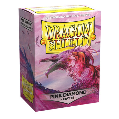 Sleeves DS Matte Standard Pink Diamond (x100)