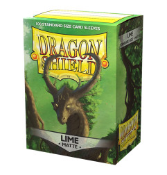 Sleeves DS Matte Standard Lime (x100)