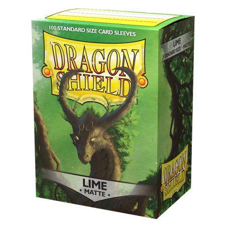 Sleeves DS Matte Standard Lime (x100)