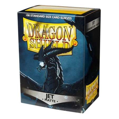 Sleeves DS Matte Standard Jet (x100)