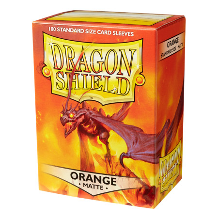Sleeves DS Matte Standard Orange (x100)