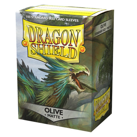 Sleeves DS Matte Standard Olive (x100)