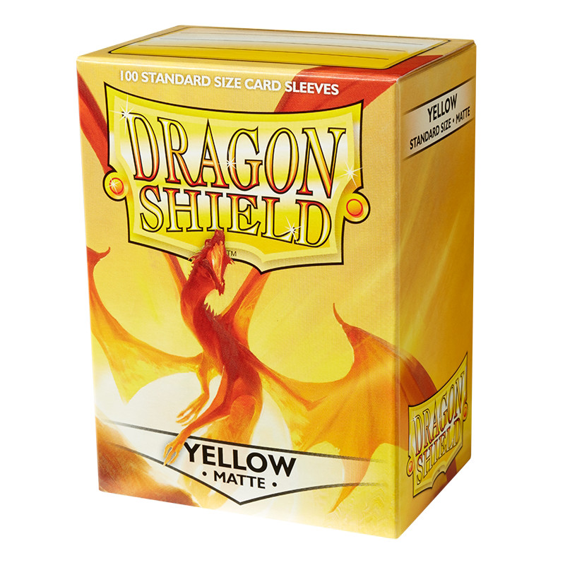 Sleeves DS Matte Standard Yellow (x100)