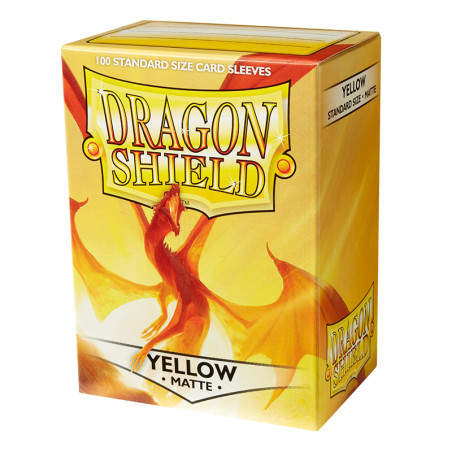 Sleeves DS Matte Standard Yellow (x100)