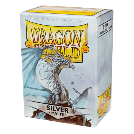Sleeves DS Matte Standard Silver (x100)
