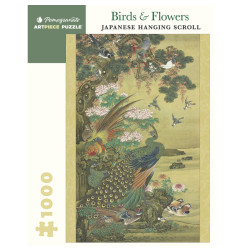 Puzzle 1000p - Pomegranate - Birds & Flowers- Japa