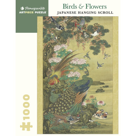 Puzzle 1000p - Pomegranate - Birds & Flowers- Japa