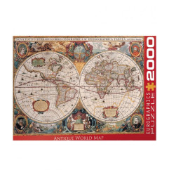 Puzzle 2000p - Antique World Map