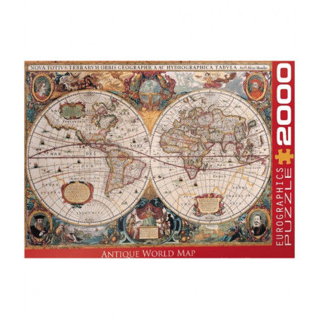 Puzzle 2000p - Antique World Map