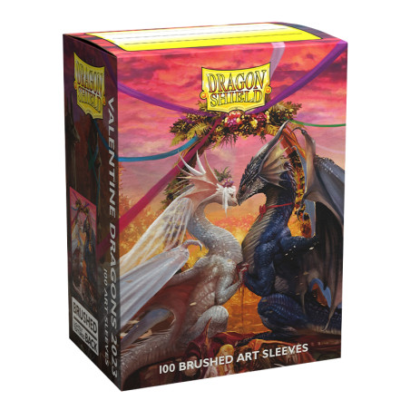 Sleeves Dragon Shield Art Valentine Dragons 2023 (x100)
