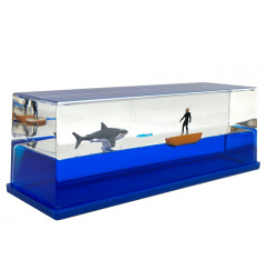 Presse-papier à Vague Requin & Nageur