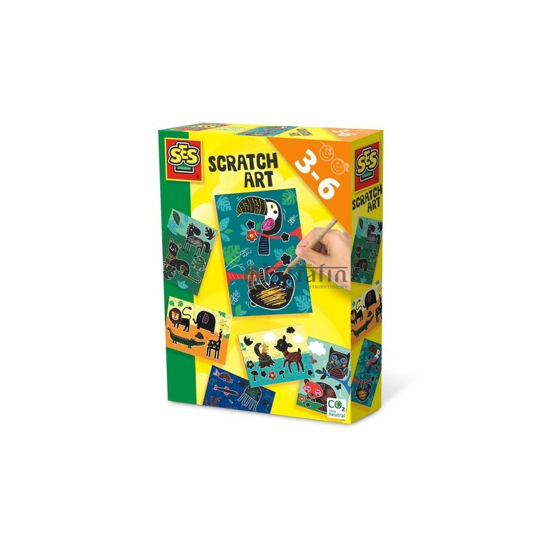 Cartes à gratter - Animaux Cartes à gratter - Animaux