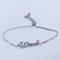 Bracelet Ajustable en Laiton plaqué Disney Stitch