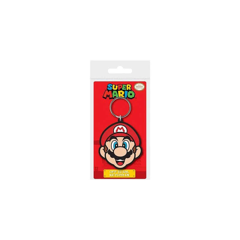 Porte-Clefs Super Mario - Mario Caoutchouc