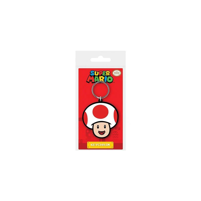 Porte-Clefs Super Mario - Toad Caoutchouc