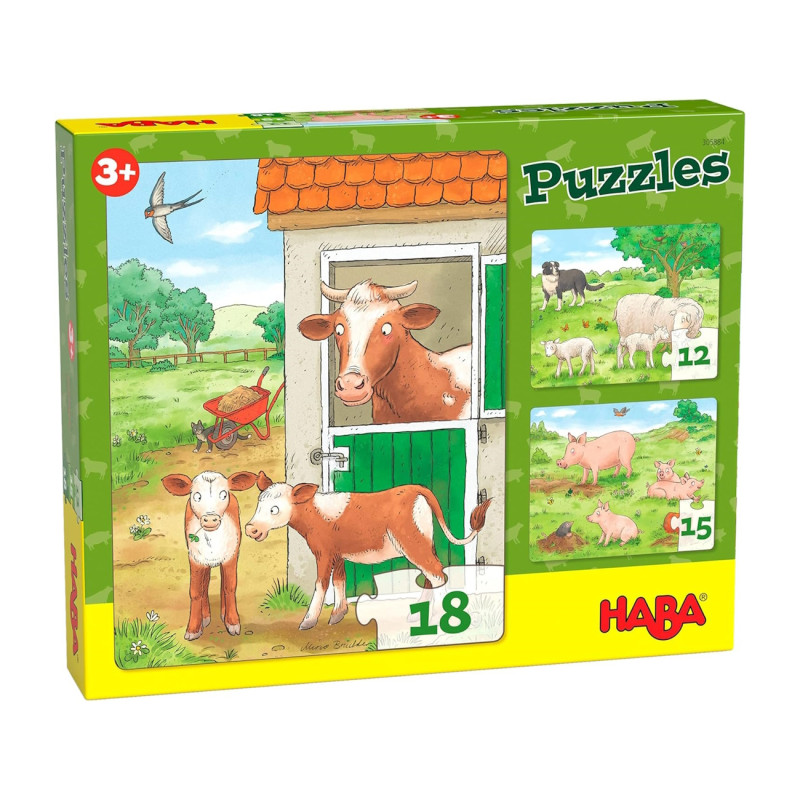 Puzzles Bébés Animaux de la Ferme