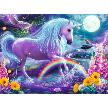 Puzzle 100p XXL - Licorne scintillante