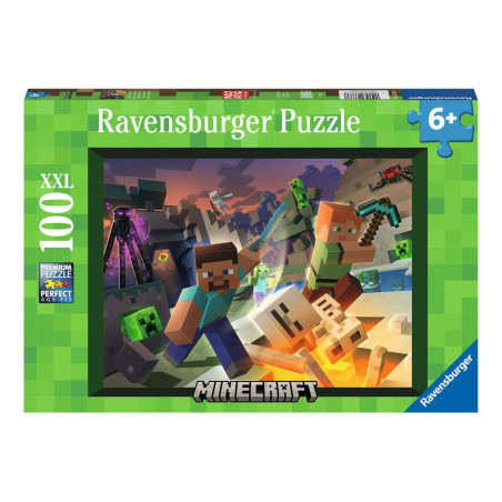 Puzzle 100p XXL - Monstres de Minecraft