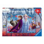 Puzzles 2x12p - Voyage vers l'inconnu / Disney La Reine des Neiges Puzzles 2x12p - Voyage vers l'inconnu / Disney La Reine des Neiges