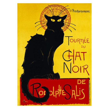 Puzzle 1000p - Steinlen - Chat Noir