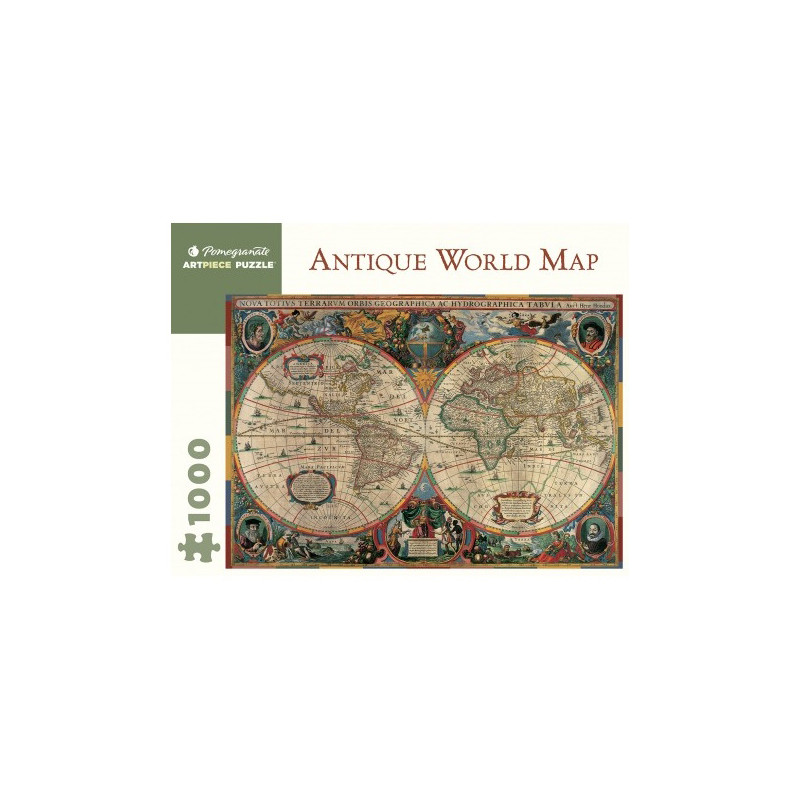 Puzzle 1000p - Antique World Map