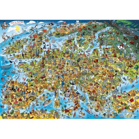Puzzle 1000p - This is Europe