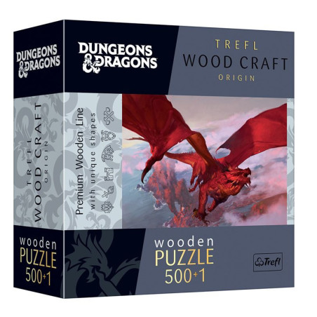 Puzzle en bois - D&D Red Dragon (500p)
