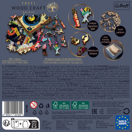 Puzzle en bois - World Music (500p)