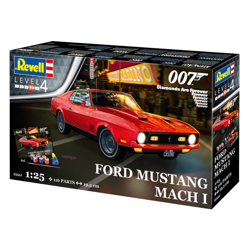 Maquette Ford Mustang Mach 1 "Diamonds are Forever" (James Bond 007)
