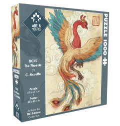 Puzzle 1000p - Art&Meeple Tichu, Phoénix