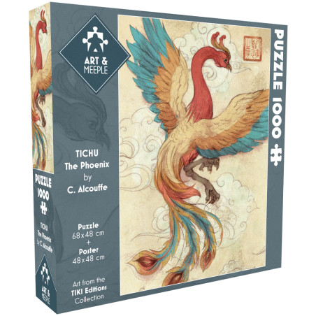 Puzzle 1000p - Art&Meeple Tichu, Phoénix