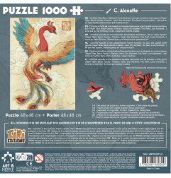 Puzzle 1000p - Art&Meeple Tichu, Phoénix