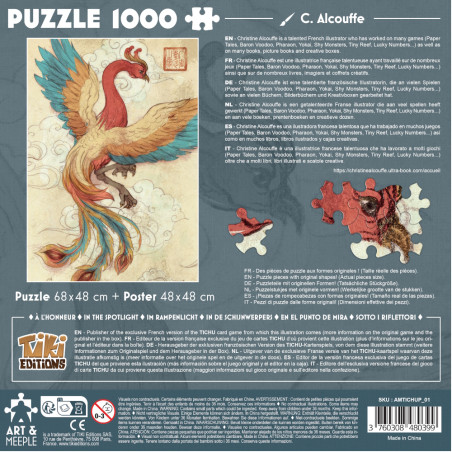 Puzzle 1000p - Art&Meeple Tichu, Phoénix