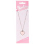 Collier Barbie - Cœur Rose