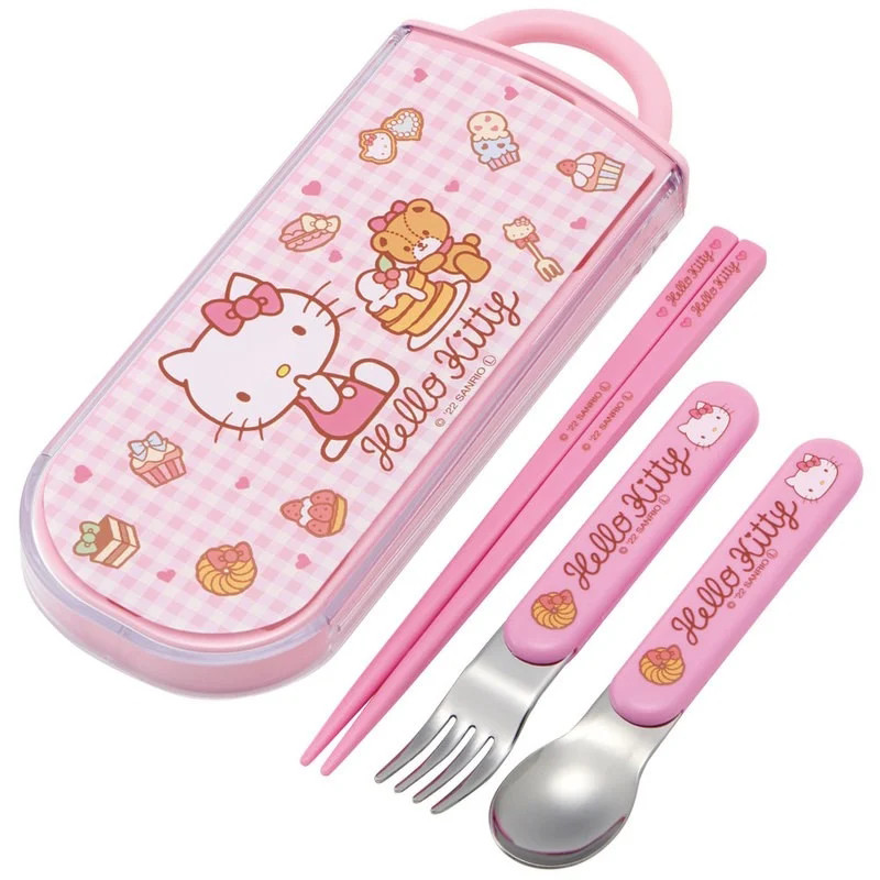 Hello Kitty - Set baguettes cuillère et fourchette