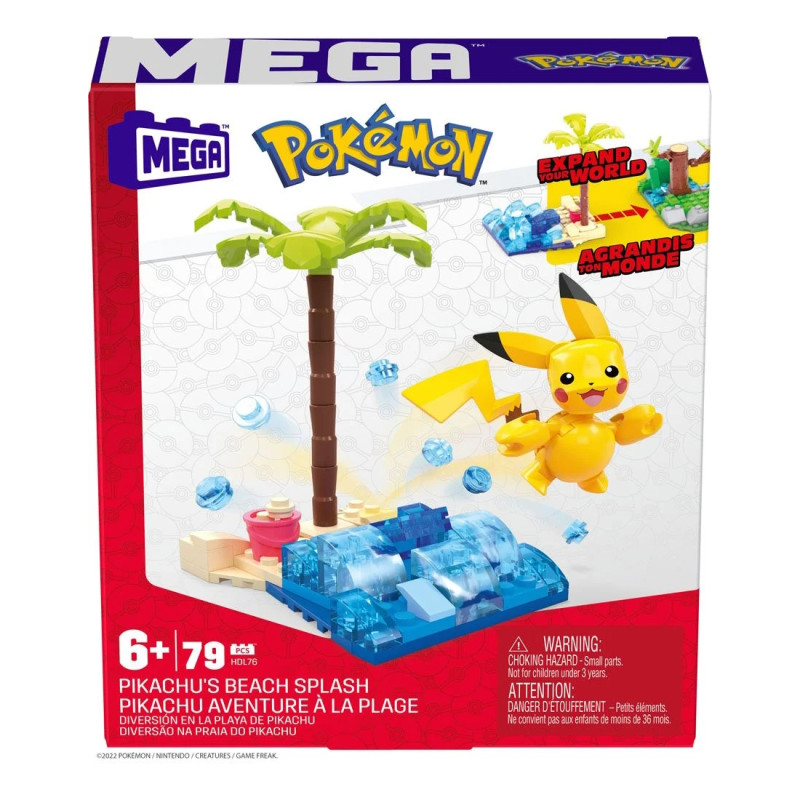 Jeu de construction Pokemon - Pikachu's Beach Spla Jeu de construction Pokemon - Pikachu's Beach Spla