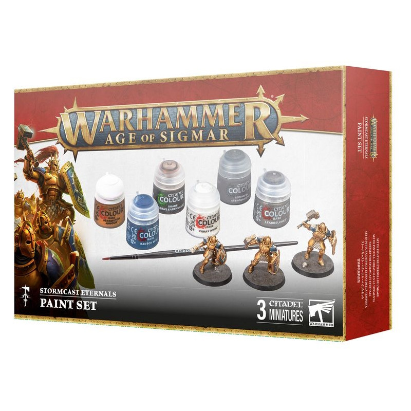 AOS : Stormcast Eternals + Set de peinture (v4) AOS : Stormcast Eternals + Set de peinture (v4)