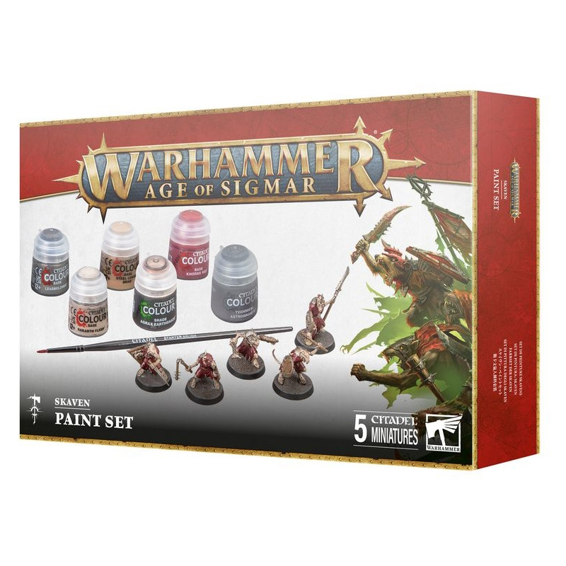 AOS : Skavens + Set de peinture (v4)