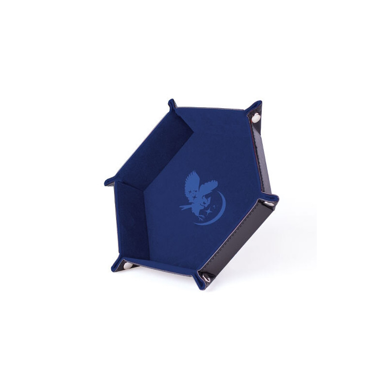 Piste de Dés - Hibou Mystique - Cuir et Velours