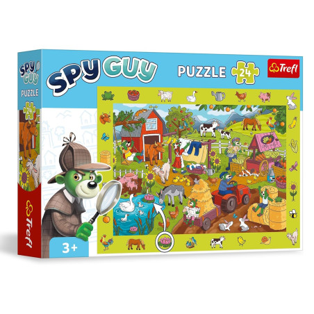Puzzle 24p - Spy Guy La Ferme